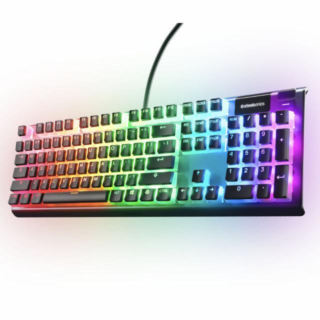 Капачки за механична клавиатура Steelseries PrismCaps PBT Doubleshot 105-Keycap Black UK-Layout