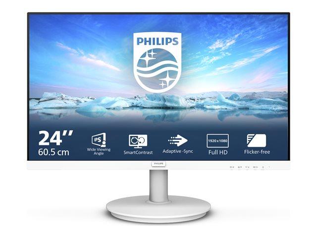PHILIPS 241V8AW/00 23.8inch IPS 1920x1080 16:9 HDMI D-SUB White