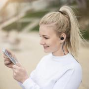 Спортни слушалки HAMA "Freedom Athletics", In-Ear, Bluetooth, Микрофон, Черен/Син