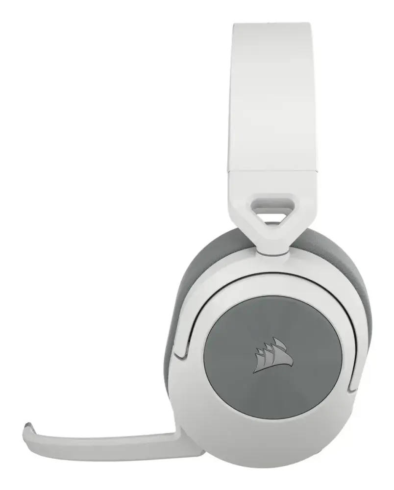 Геймърски слушалки с микрофон Corsair HS55 White безжични и блутут PC/PS5/PS4