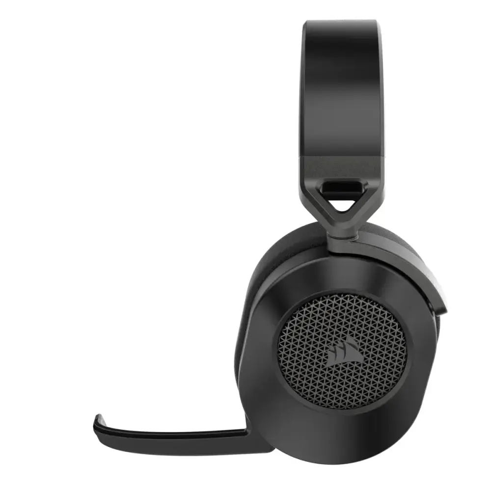 Геймърски слушалки с микрофон Corsair HS65 v2 Carbon безжични и блутут PC/PS5/PS4, Black