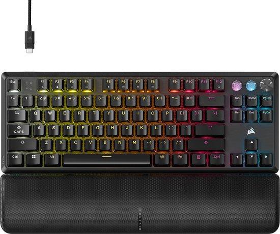 Геймърскa механична клавиатура Corsair K70 PRO TKL RGB, MGX Hyperdrive магнитни суитчове