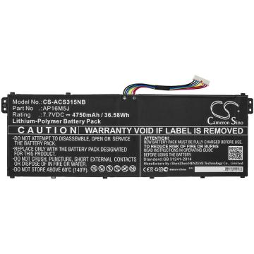 Батерия  за лаптоп ACER AP16M5J  Aspire 3 A315-21 LIPo 7,7v 4750mA Cameron Sino