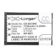 Батерия за фотоапарат SONY NP-BX1 LiIon 3.7V 1150mAh  Cameron Sino