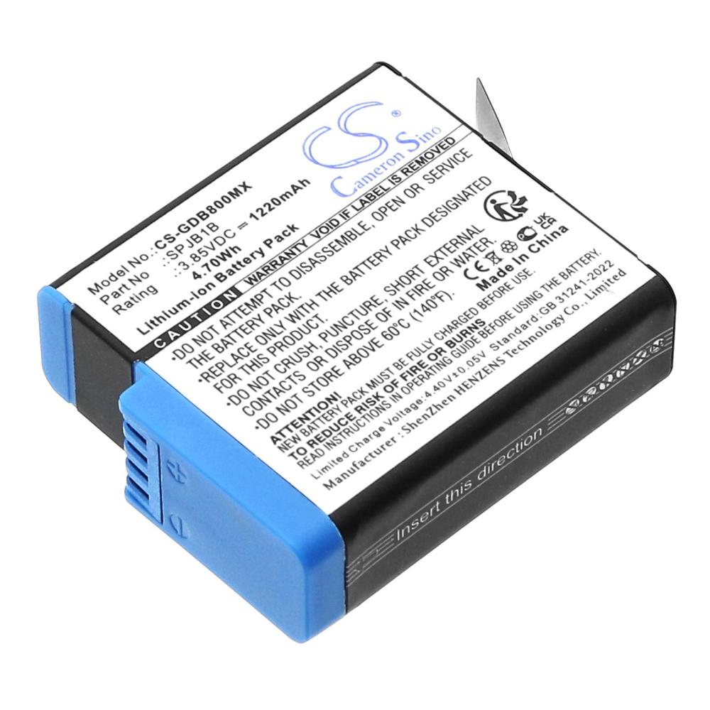 Батерия за камера GOPRO Hero 5; HERO 6; Hero 7; Hero 8  AABAT-001  3,85V 1220mAh   LIIon Cameron Sino