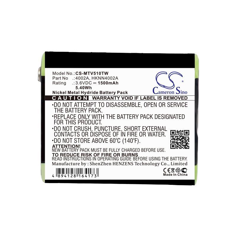 Батерия за радиостанция Motorola EM1000.T5300, T800 1532/4002A NIMH  3,6V 1500mA Cameron Sino