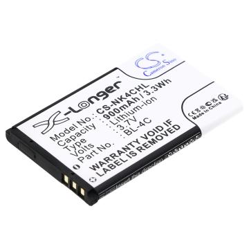 Батерия за мобилен телефон NOKIA 6100, 6200, 107, 108  BL-4C  LiIon 3,7V 900mAh CAMERON SINO