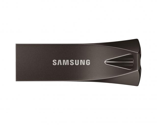 USB памет Samsung BAR Plus, 64GB, USB-A, Titanium Gray