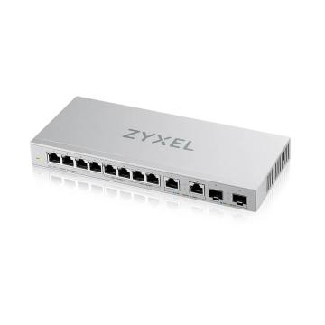 Суич ZYXEL XGS1010-12, 10 портов неуправляем, Gigabit, 2xSFP