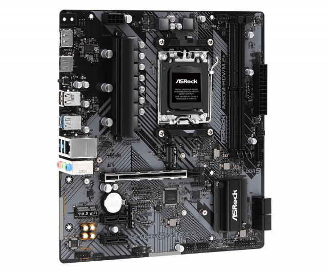 Дънна платка ASROCK A620M-HDV M.2+, Socket AM5, mATX