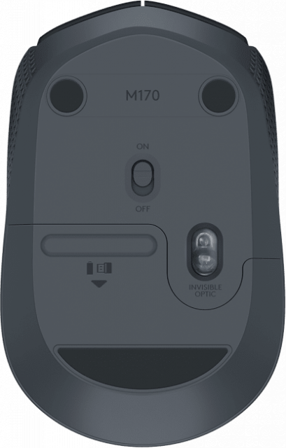 Безжична оптична мишка LOGITECH M171, Черна, USB