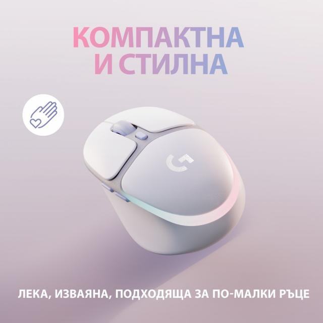 Геймърска мишка Logitech G705, Wireless, Lightsync, RGB