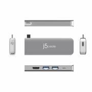 Модулна докинг станция j5create JCD387, 2 модула, USB-C