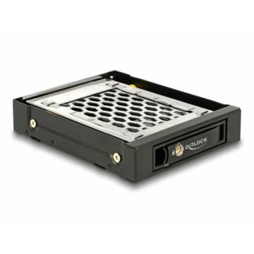 Преносимо чекмедже Delock 3.5″, За 1 x 2.5″ SATA / SAS HDD / SSD, Защита от вибрации