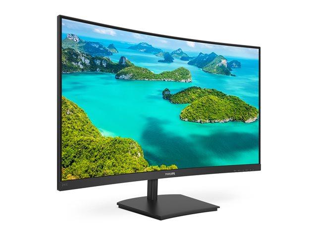 PHILIPS monitor 241E1SC 23.6inch VA Curved 1500R 1920x1080 75Hz 4ms