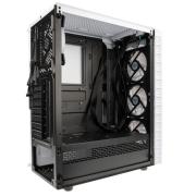 Кутия Kolink Observatory Lite Mesh RGB Mid-Tower, Бяла
