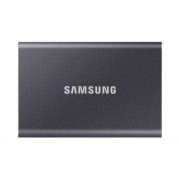 Външен SSD Samsung T7 Titan Grey SSD 2000GB USB-C, Сив