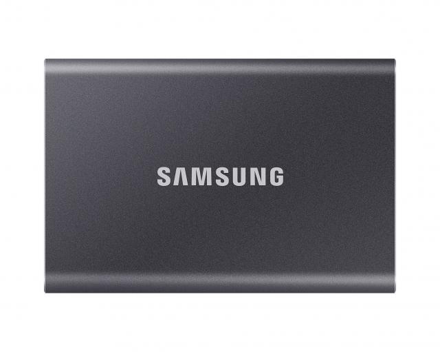 Външен SSD Samsung T7 Titan Grey SSD 2000GB USB-C, Сив