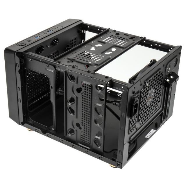Кутия Kolink Satellite Cube, Mini-ITX, Micro-ATX, Черна