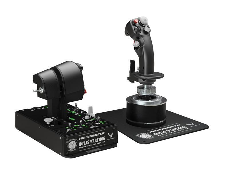 Джойстик и контролен панел,  авиосимулатор Thrustmaster HOTAS Warthog  за PC, Черен