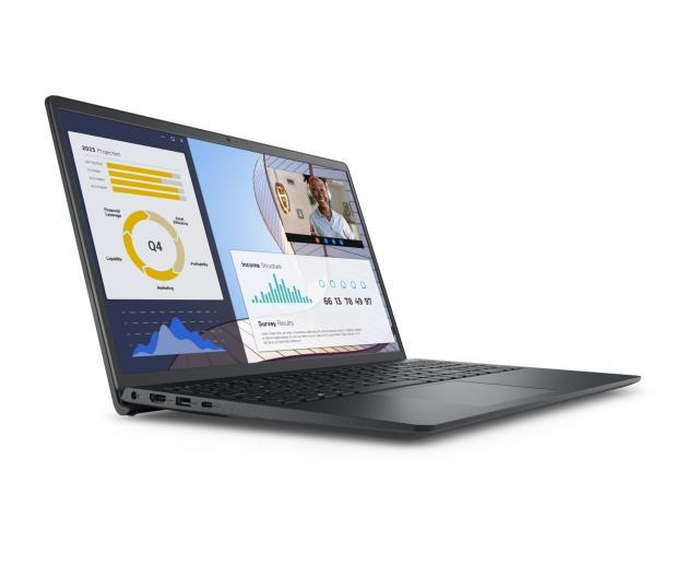 Лаптоп Dell Vostro 3535, AMD Ryzen 7 7730U, 15.6" FHD 120 Hz AG, 16GB (2x8GB) DDR4 3200MHz, 512GB PCIe NVMe SSD, AMD Radeon Graphics