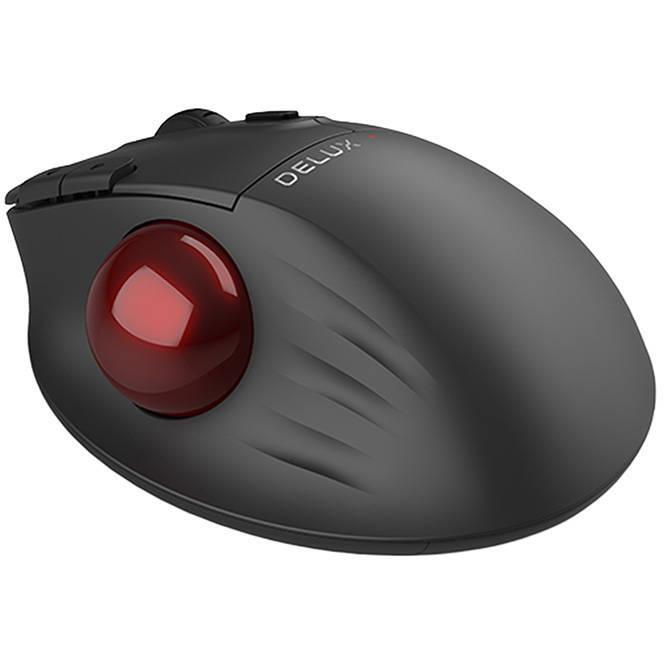 Вертикална безжична мишка Delux MT1 DB със скролиращо колелце