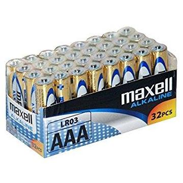 Алкални батерии MAXELL LR03 1,5V AAA 32 бр. pack