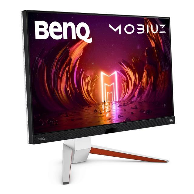 Монитор BenQ EX2710U MOBIUZ 144Hz, IPS, 27 inch, Wide, 4K, 1ms, HDR10, HDMI, DisplayPort, Бял/Черен