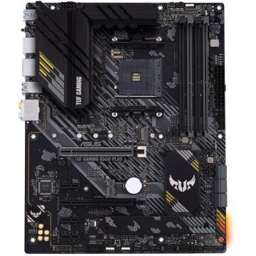 Дънна платка ASUS TUF B550-PLUS GAMING socket AM4, 4xDDR4, Aura Sync, PCIe 4.0, Dual M.2, 2.5GB Lan