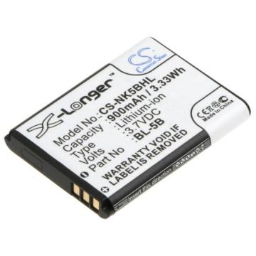 БатерияCAMERON SINO, за NOKIA BL-5B 6020, 6021, 6061 3.7V 900mAh 