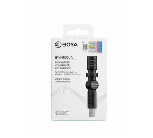 Микрофон BOYA BY-M100UA компактен, USB-A