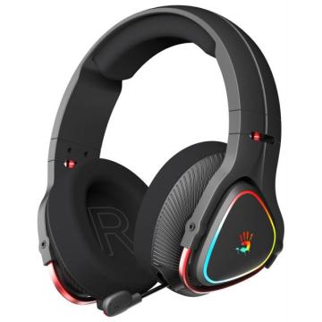 Геймърски безжични слушалки A4TECH Bloody MR710, Bluetooth v5.0, 2.4Ghz, RGB, Микрофон, Черен