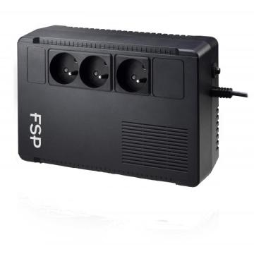 UPS FSP Eco 800, 800VA, 480W, USB-B, 2 x RJ11/45, Черен