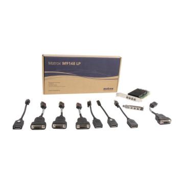 Видео карта MATROX M9148-E1024LAF LP PCIe x16, 4 x mini DP