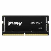 Памет Kingston FURY IMPACT, 16GB, SODIMM, DDR5, PC4-38400, 4800MHz, CL40, KF548S38IB-16