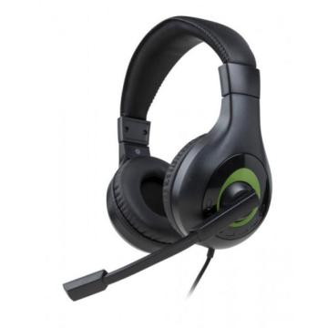 Геймърски слушалки Nacon Bigben XBox X Official Headset V1 Black, Микрофон, Черен