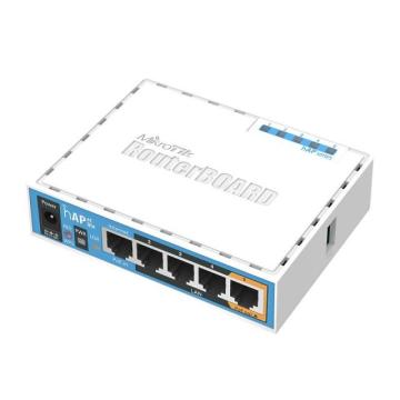 Безжичен Access point MiKrotik RB952Ui-5ac2nD, 5 x 10/100 Mbps, USB-A, PoE, Бял