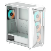 Кутия Gigabyte C301 WHITE, Tempered Glass, Mid-Tower, RGB Fusion 