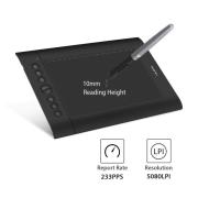 Графичен таблет HUION H610PRO V2, USB, Черен