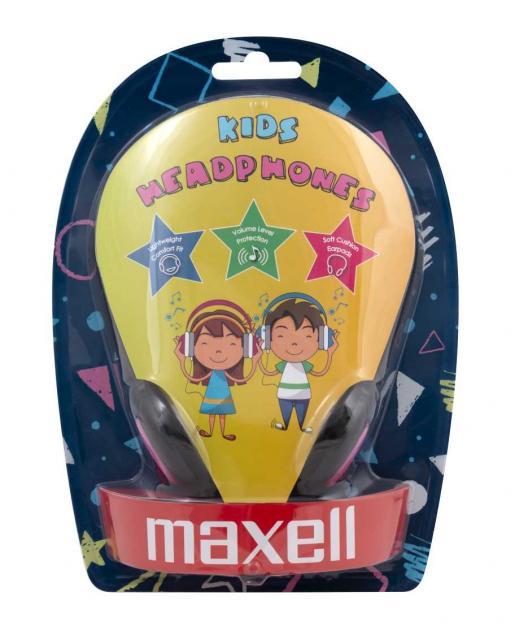 Слушалки MAXELL KIDS, Малки наушници, Розов