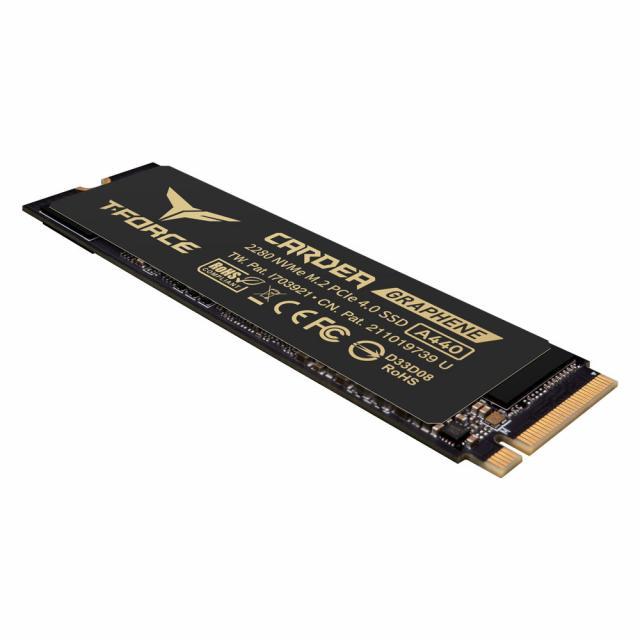 SSD Team Group T-Force Cardea A440, M.2 2280 1TB PCI-e 4.0 x4 NVMe 1.4 с Охладител