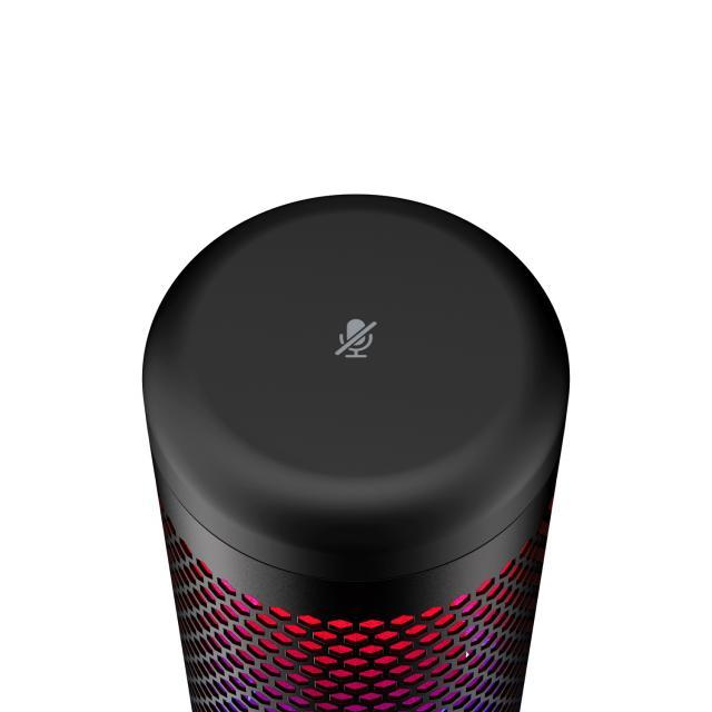 Настолен микрофон HyperX QuadCast S, USB, 3.5 mm