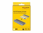 PCI Express x16 (x1 / x4 / x8) карта Delock, за M.2 NVMe M.2 Key M, RGB LED