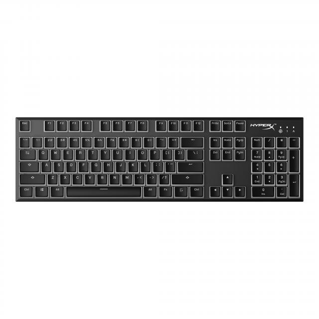 Капачки за механична клавиатура HyperX Pudding Double Shot PBT Keycap Set upgrade kit, Черни