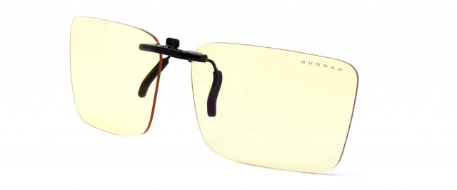 Лещи за очила Gunnar Clip On - Amber Onyx