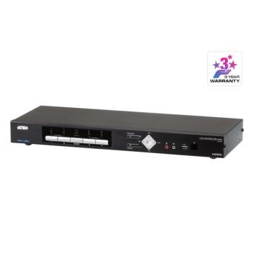 KVM превключвател ATEN CM1284-AT-G, 4 порта, USB, 4K, HDMI, Multi-View