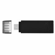 USB памет KINGSTON DataTraveler 70, 256GB, USB-C 3.2 Gen 1, Черна
