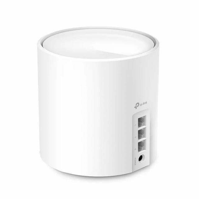 Безжичен рутер TP-Link Deco X50, 3x LAN/WAN, 2.4/5 GHz, 574 - 2402 Mbps, Gigabit, (2-pack)