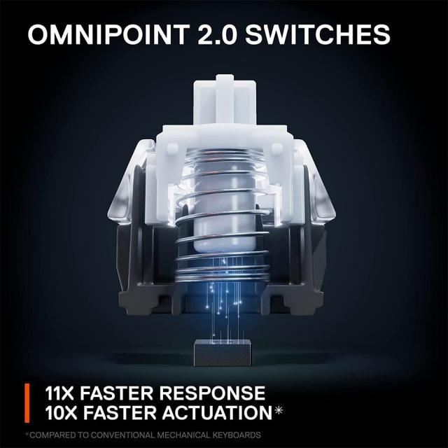 Механична Геймърскa клавиатура Steelseries Apex Pro TKL 2023 UK Layout