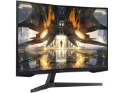 Монитор Samsung LS27AG550A 27" Odyssey G55A, VA Curved, QHD 2560x1440 , 165 Hz, 1 ms, HDR10, AMD FreeSync, DP, HDMI, Black